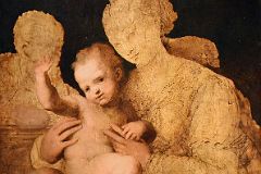 Perino del Vaga 1528-30 Holy Family with Saint John the Baptist From The Courtauld Gallery London At New York Met Breuer Unfinished